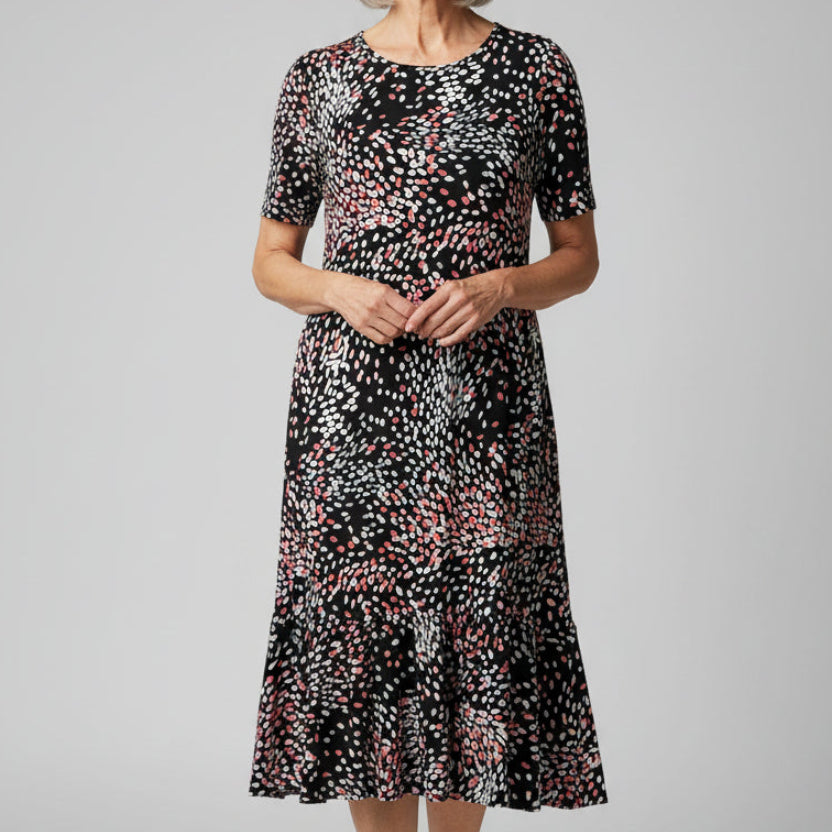 N TOUCH DOTTIE PRINT DRESS
