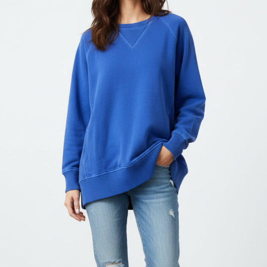 ZENANA MINERAL WASH SWEATSHIRT