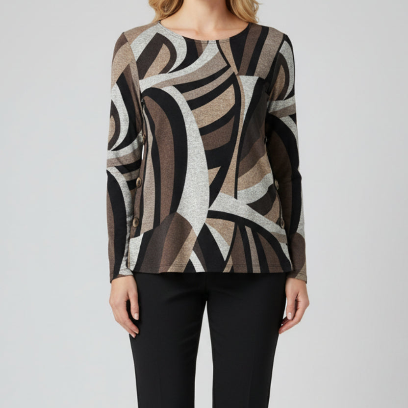 SOFT WORKS BROWN TONES TOP