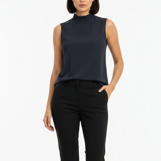 SOFT WORKS SLEEVELESS MOCK NECK