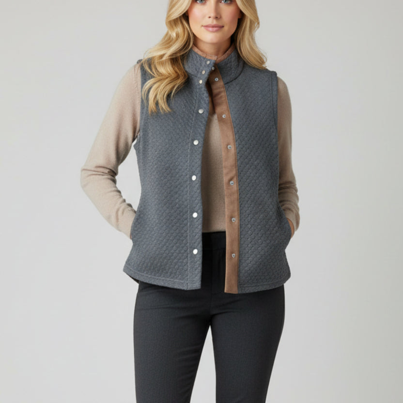 NORTH RIVER CHARCOAL VEST