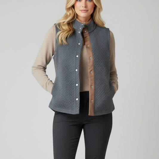 NORTH RIVER CHARCOAL VEST