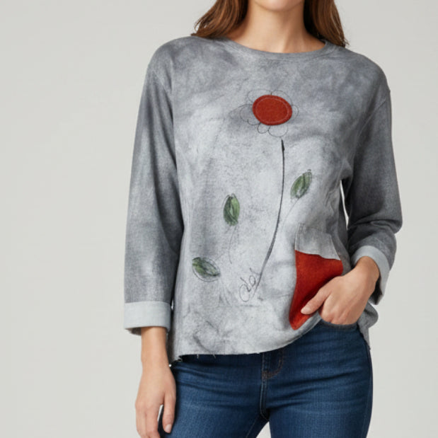 KUNKY'S HANDPAINTED FALL SWEATSHIRT
