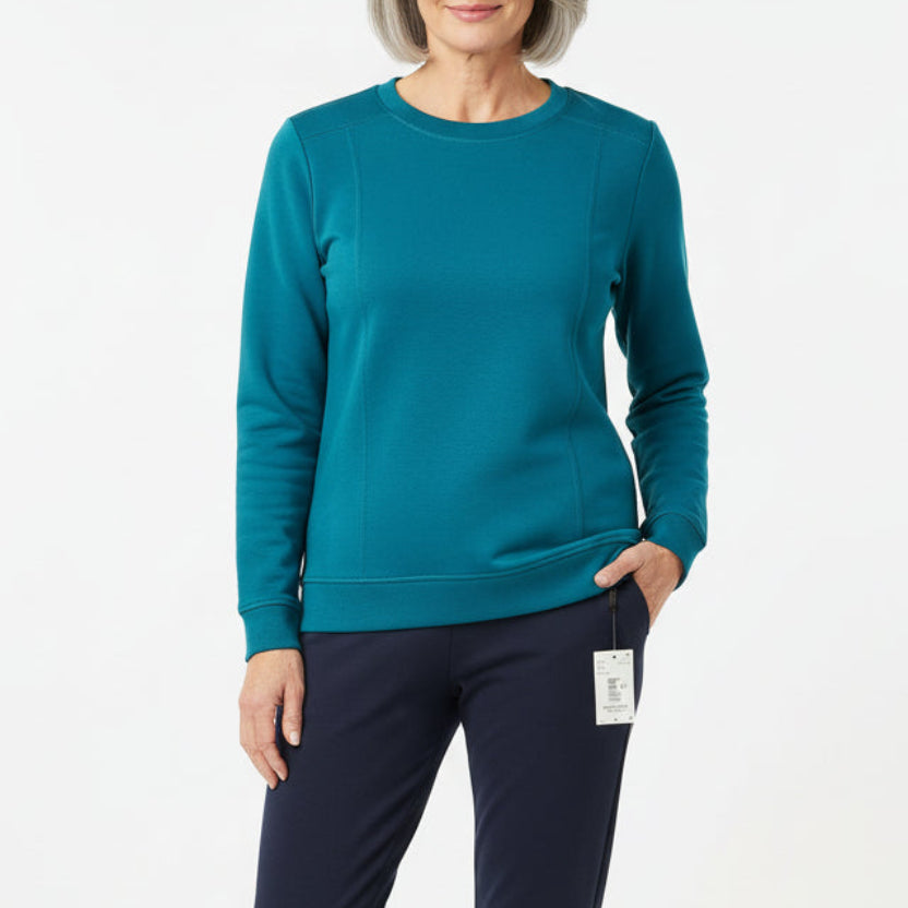 N TOUCH TEAL ATHLEISURE TOP