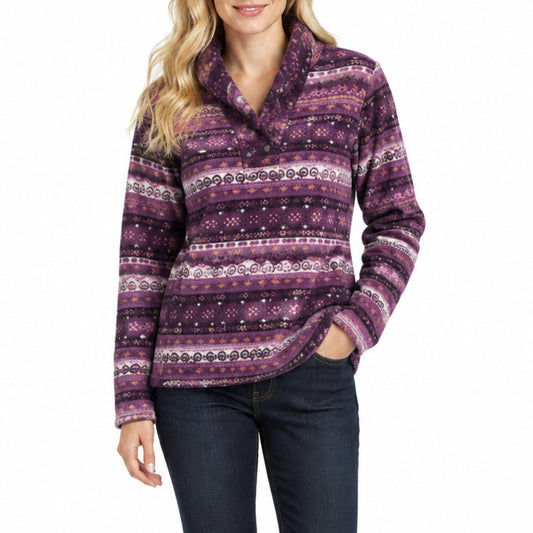 NORTH RIVER FARMINGTON FLEECE SHAWL COLLAR PULL OVER
