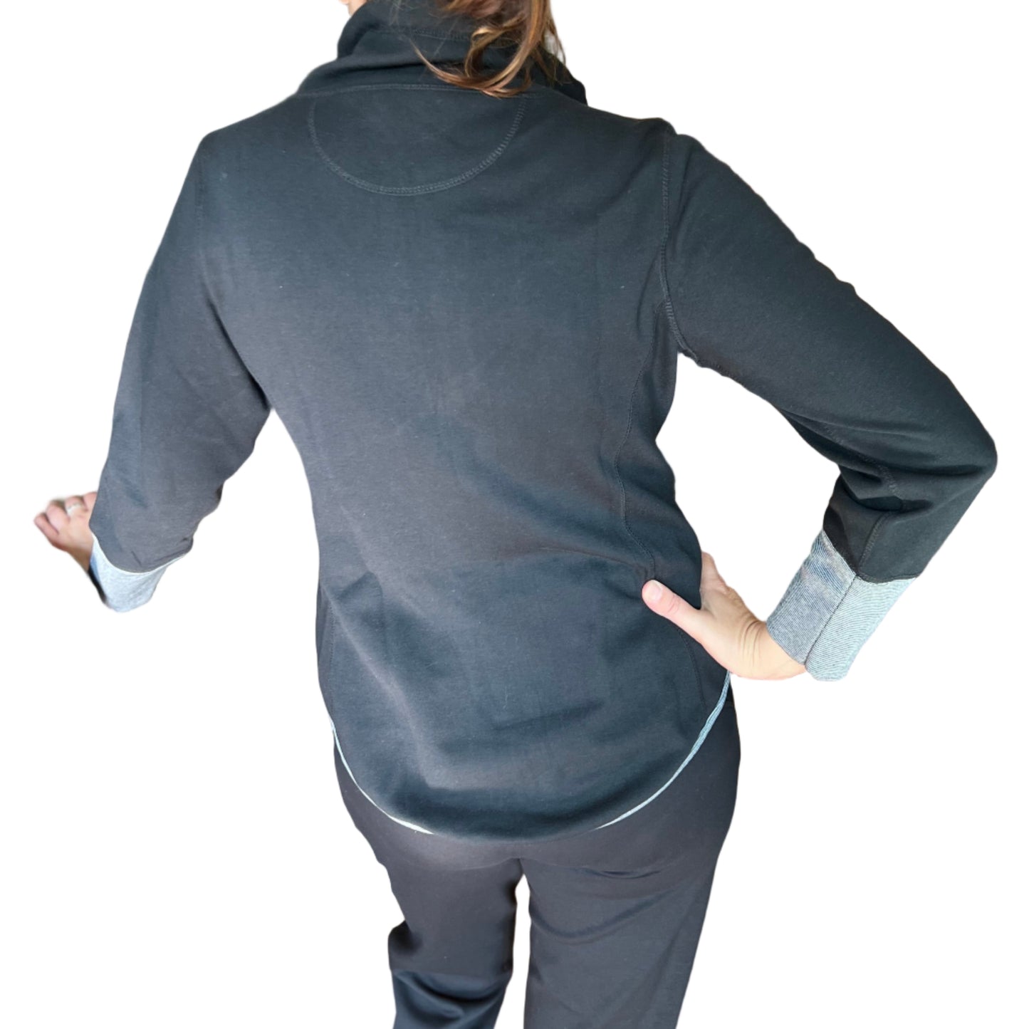 LU LU B REVERSIBLE JACKET IN BLACK