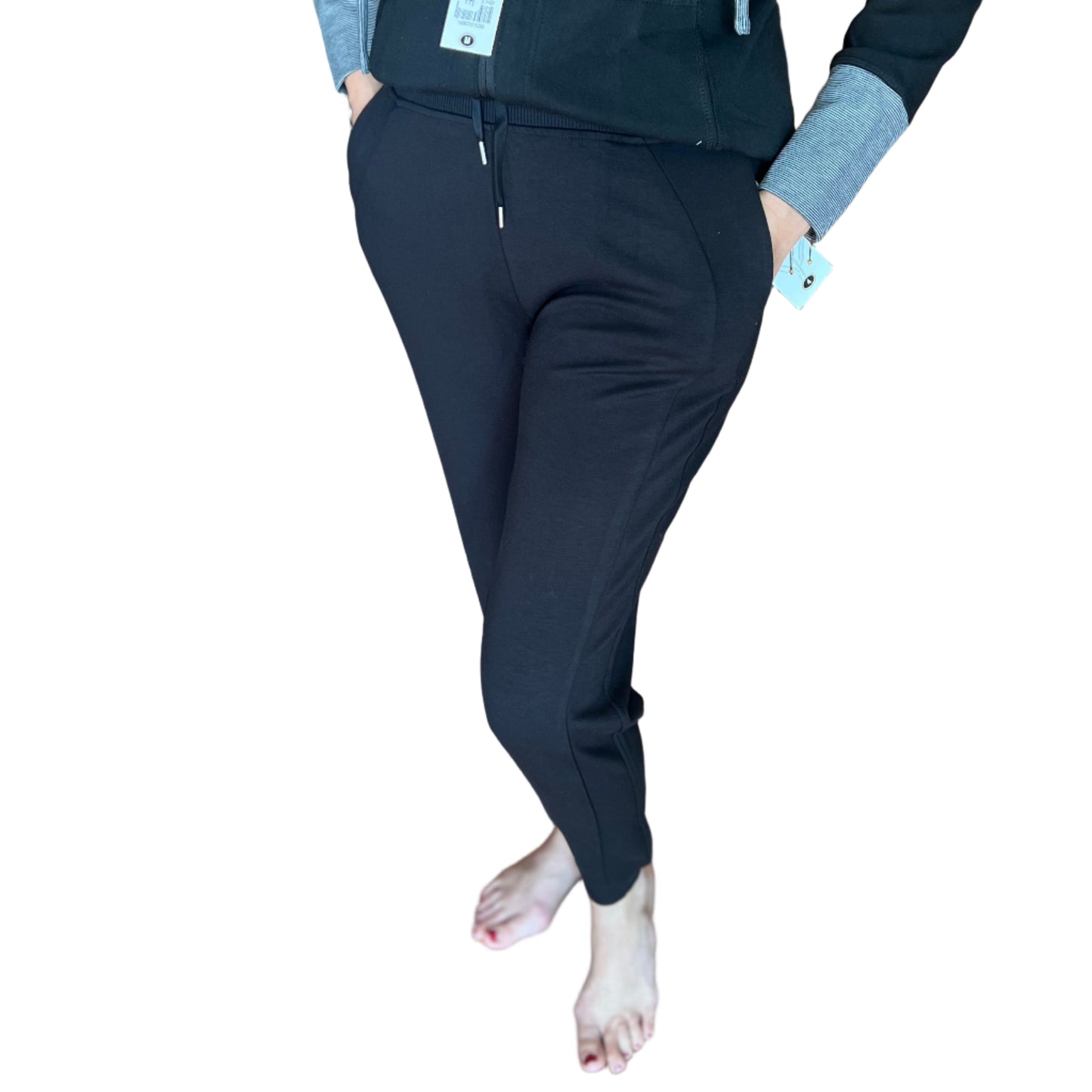 LU LU B BLACK "SCUBA" JOGGER