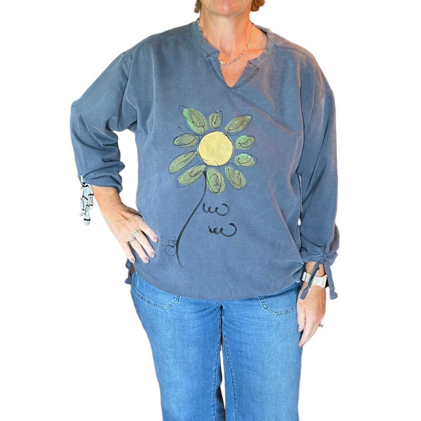 KUNKY'S WHIMSICAL FALL PRINT TOP