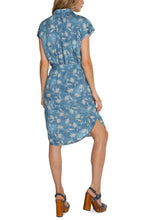Load image into Gallery viewer, LIVERPOOL COLLARED BUTTON FRONT DRESS WITH BELT
