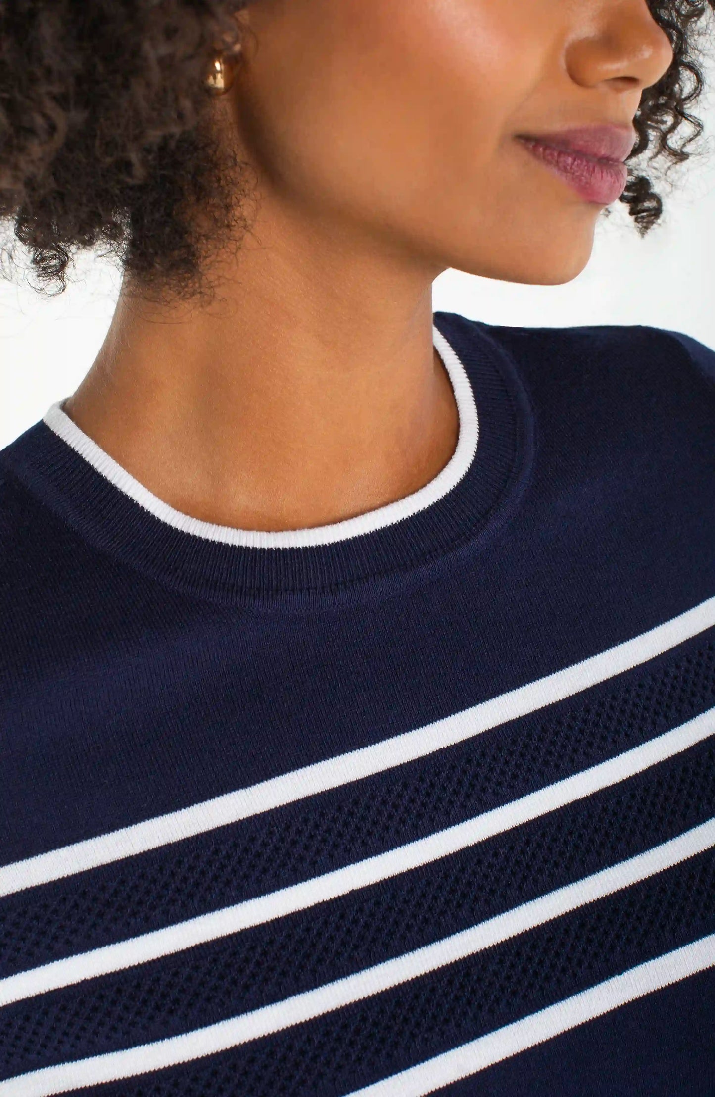 LIVERPOOL SHORT SLEEVE CREW NECK SWEATER