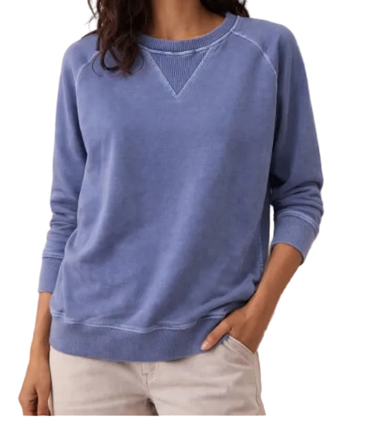 ZENANA MINERAL WASHED SWEATSHIRT