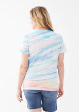 Load image into Gallery viewer, FDJ WIND PRINT SHORT SLEEVE TOP
