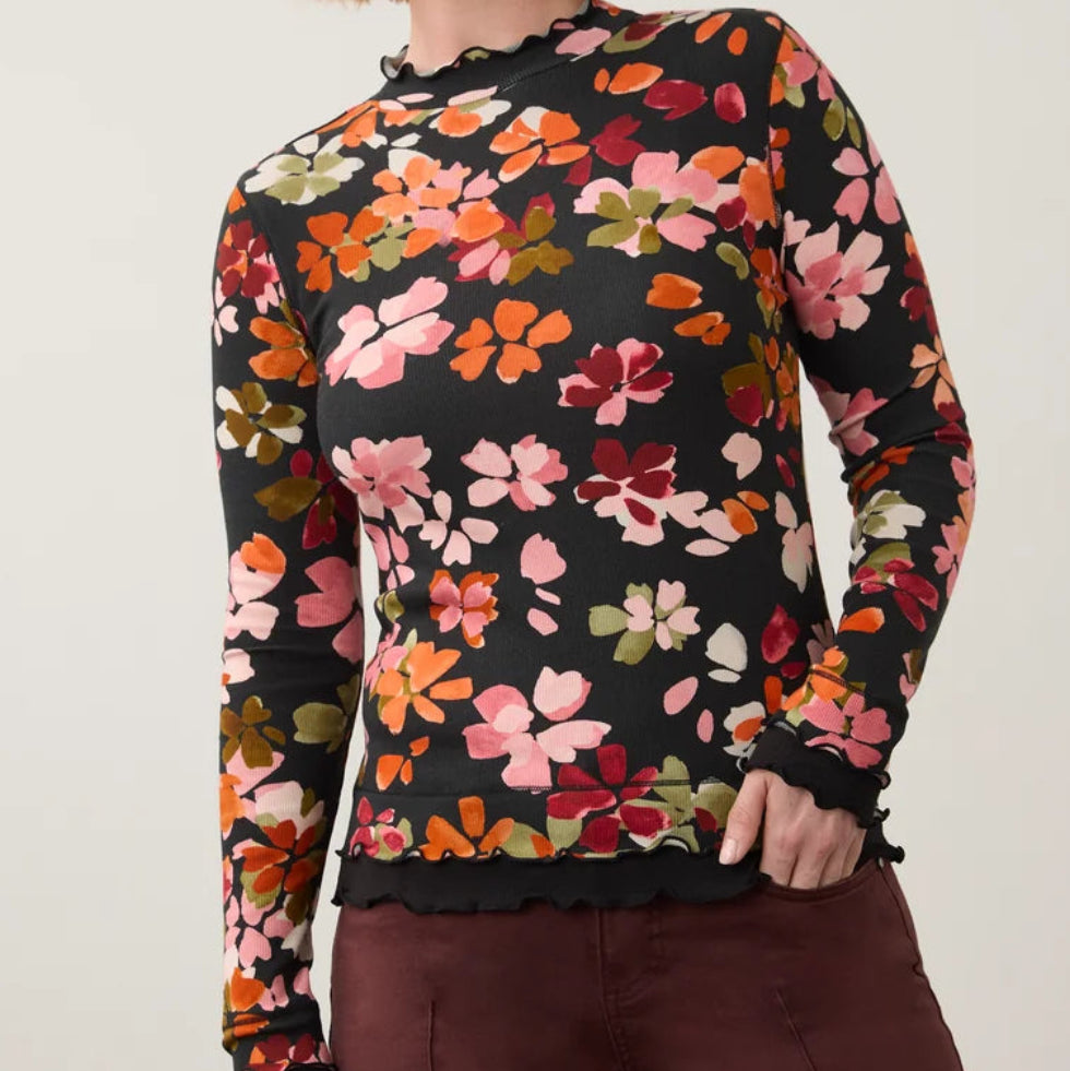 FDJ MOCK NECK KNIT TOP