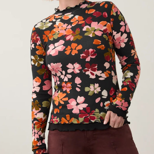 FDJ MOCK NECK KNIT TOP