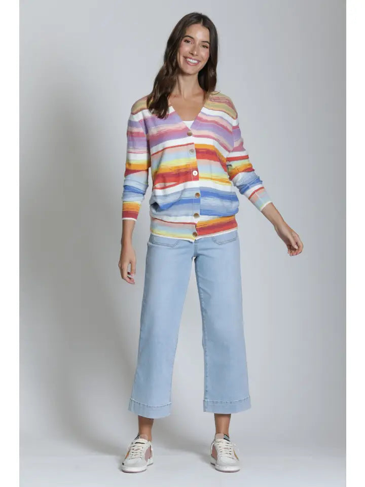 APNY SPACE DYED CARDIGAN
