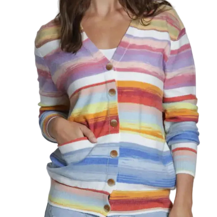 APNY SPACE DYED CARDIGAN