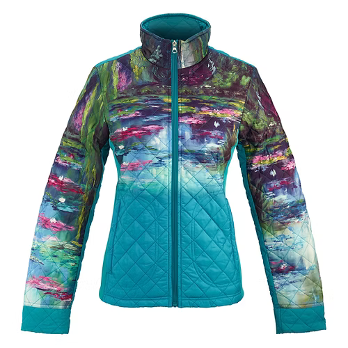 GALLERIA MONET JAPANESE GARDEN GIVERNY QUILTED JACKET