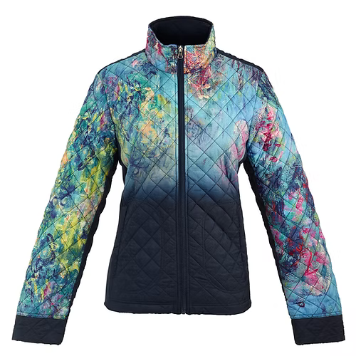 GALLERIA MONET WISTERIA QUILTED JACKET