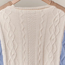 Load image into Gallery viewer, MELLO CREAM TIE DETAIL SWEATER
