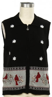 SOUTHERN LADY CARDINAL VEST IN BLACK