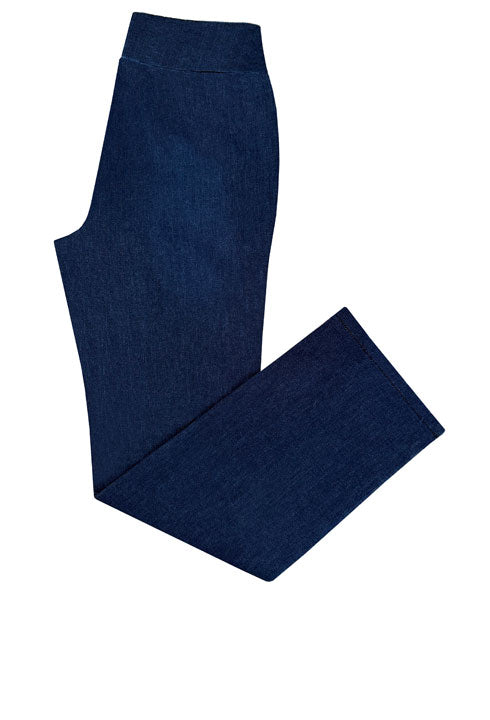ETHYL PULL ON DARK WASH ANKLE PANTS