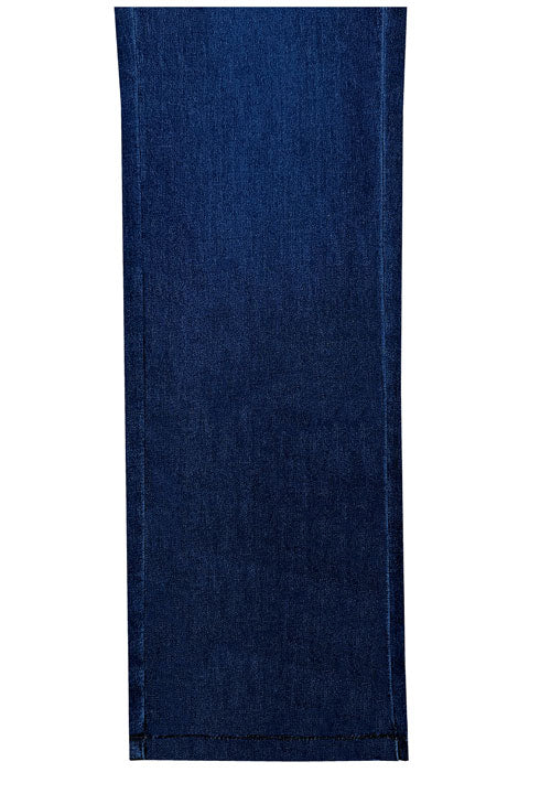 ETHYL PULL ON DARK WASH ANKLE PANTS
