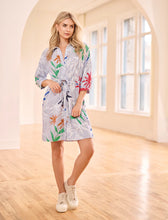 Load image into Gallery viewer, TRIBAL SHIRT DRESS WITH WAIST TIE
