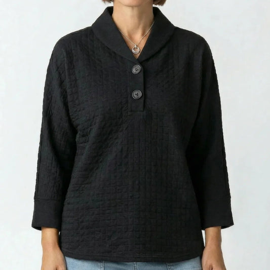 CREATION HALF WAY TWO BUTTON TOP