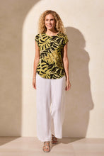 Load image into Gallery viewer, TRIBAL CAP SLEEVE CREWNECK JERSEY TOP

