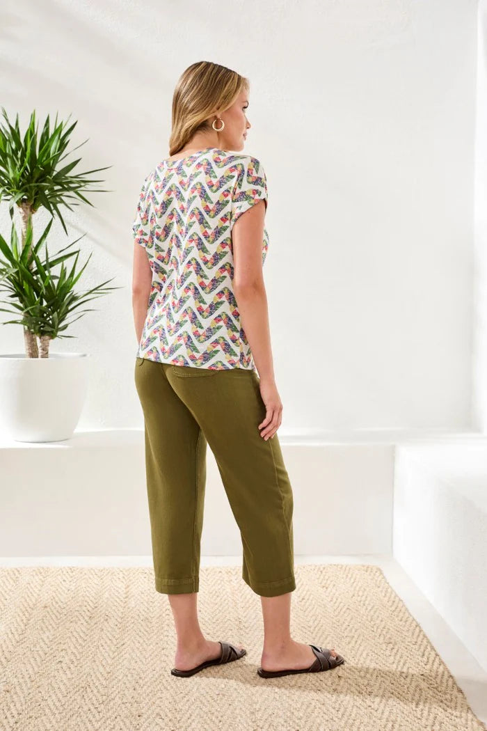 TRIBAL CAP SLEEVE TOP