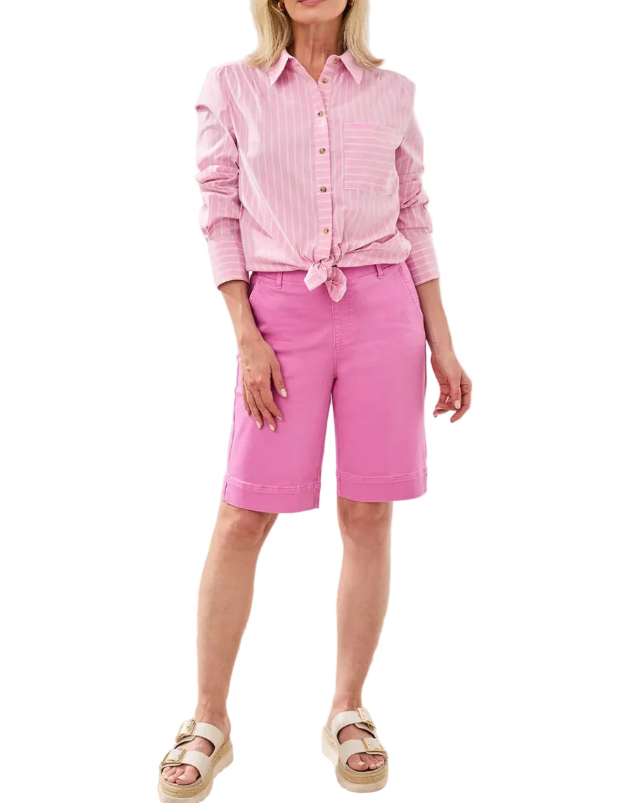TRIBAL CLASSIC COLLARED STRIPED SHIRT