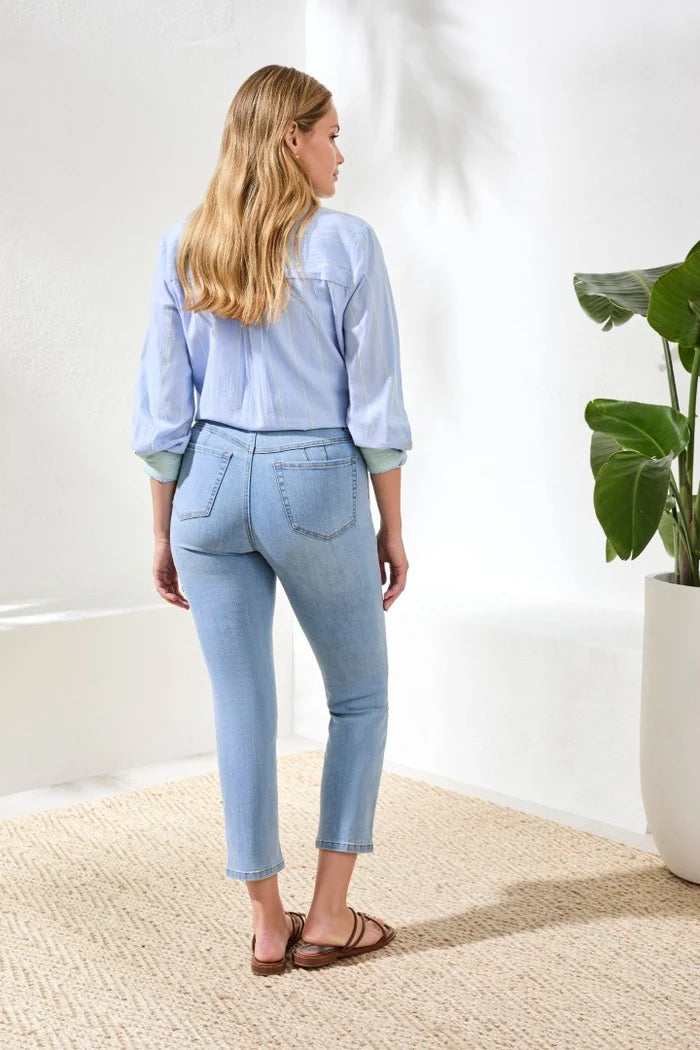 TRIBAL COMFORT STRETCH SOPHIA CURVY STRAIGHT DENIM