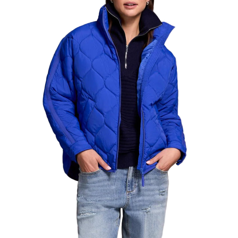 TRIBAL LIGHTWEIGHT DROP SHOULDER LAPIS JACKET