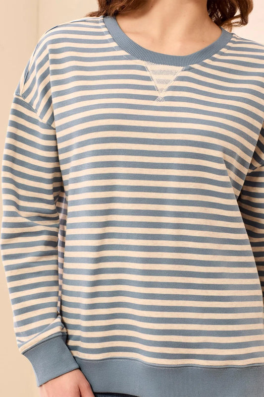 TRIBAL LONG SLEEVE CREW NECK