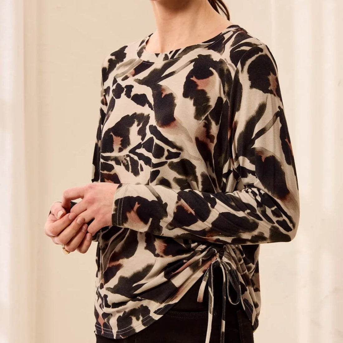 TRIBAL ULTRA SOFT LONG SLEEVE CREW NECK