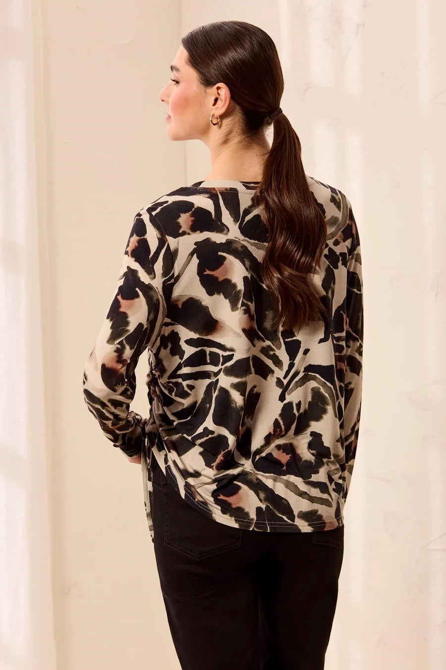 TRIBAL ULTRA SOFT LONG SLEEVE CREW NECK